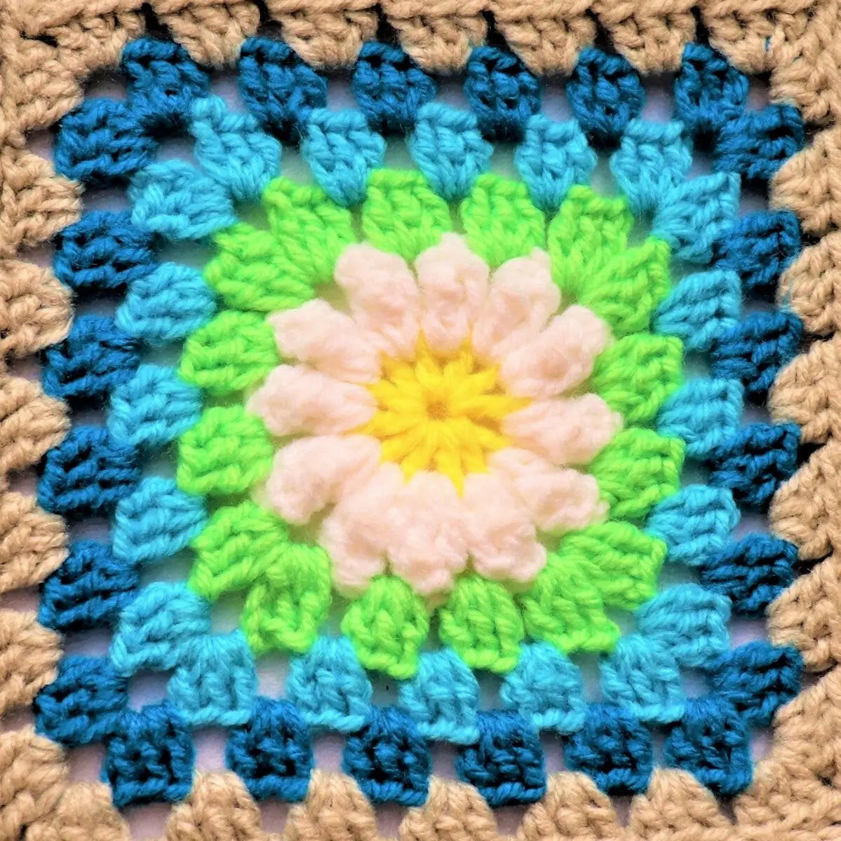 Crochet a Daisy Granny Square 2.0: A Step-by-Step Guide