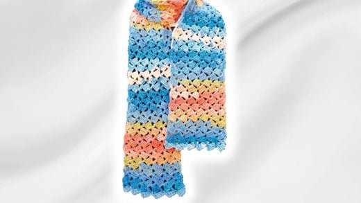 Drunken Granny Easy Crochet Scarf Pattern: Quick & Simple! - Secret Yarnery