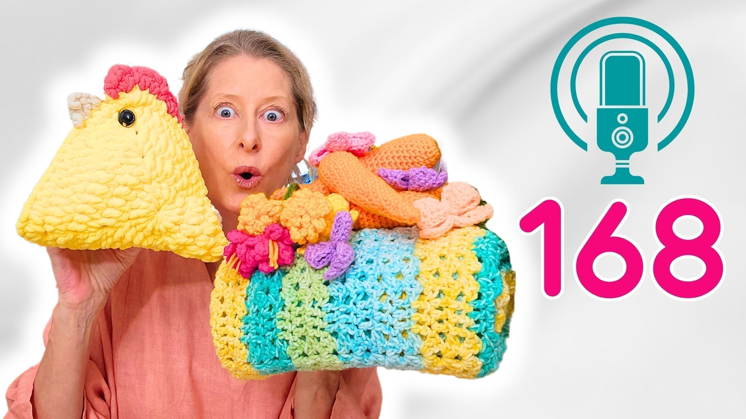 Crochet Spring Projects: Podcast 168 Roundup from The Secret Yarnery