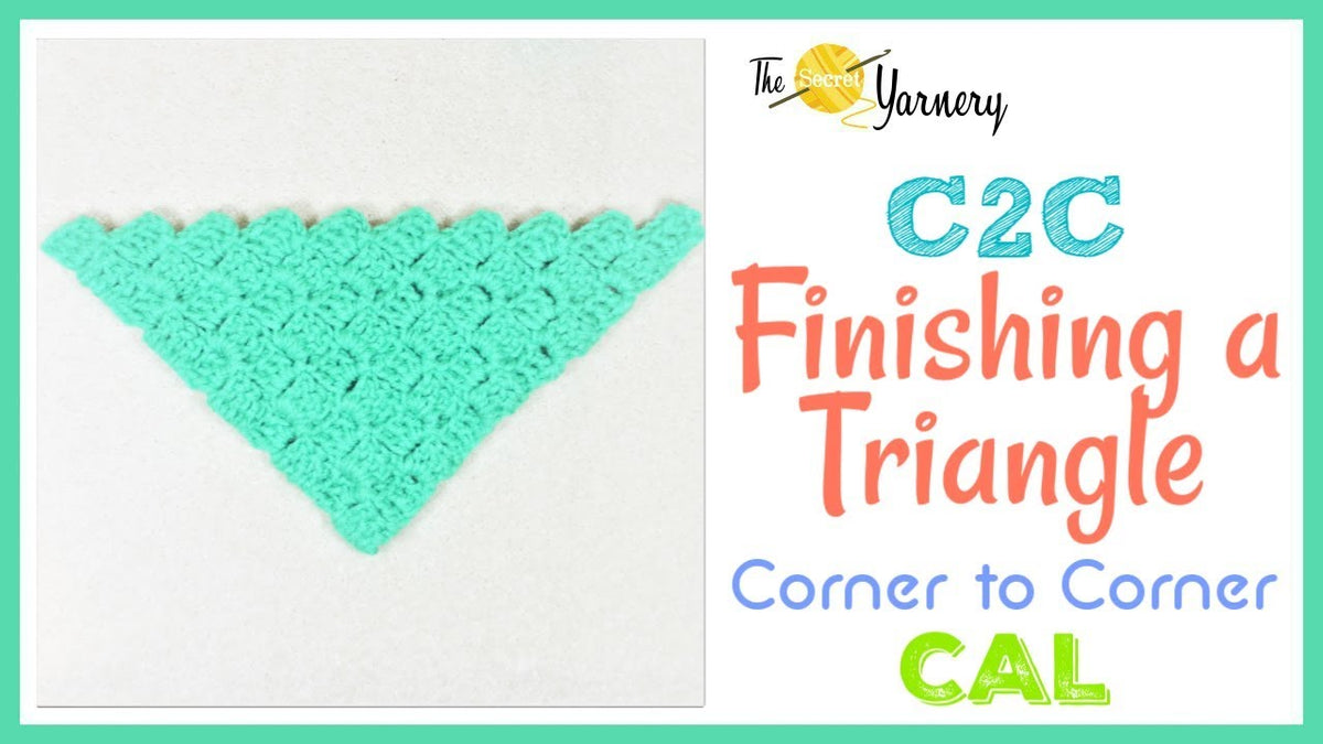 Easy Crochet C2C Triangle