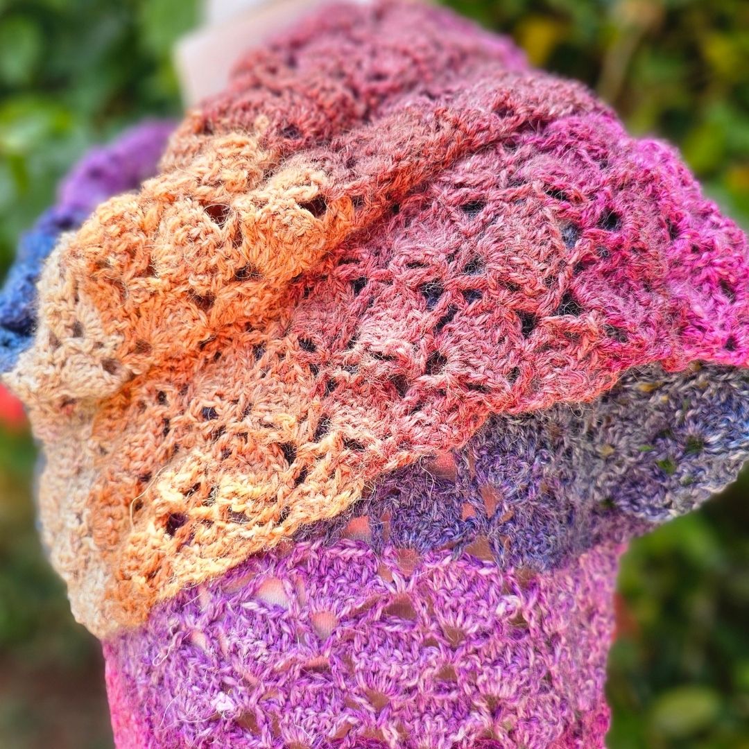 Emotional Support Bouquet Shawl Secret Yarnery
