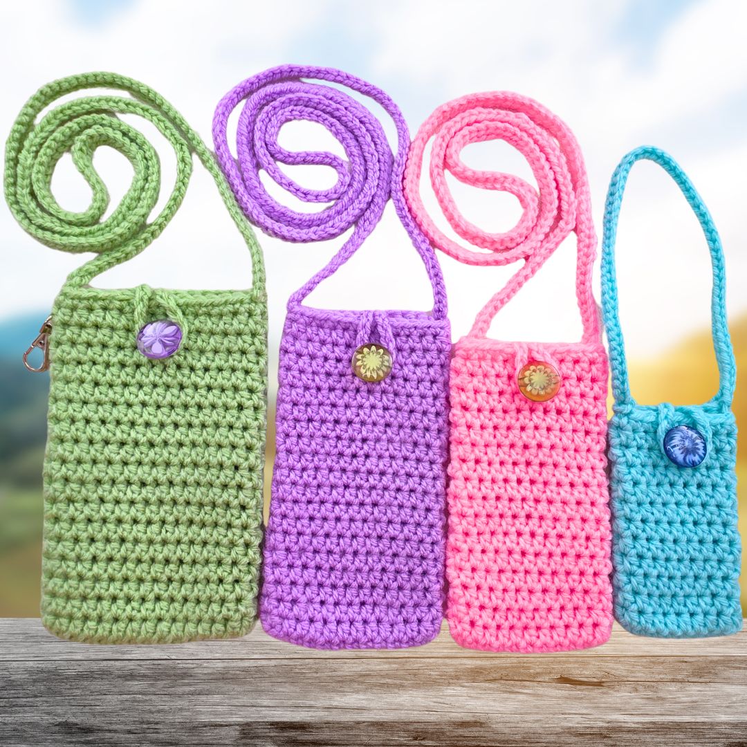 Easiest Crochet Phone Bag for Beginners Easiest Crochet Phone Bag for Beginners