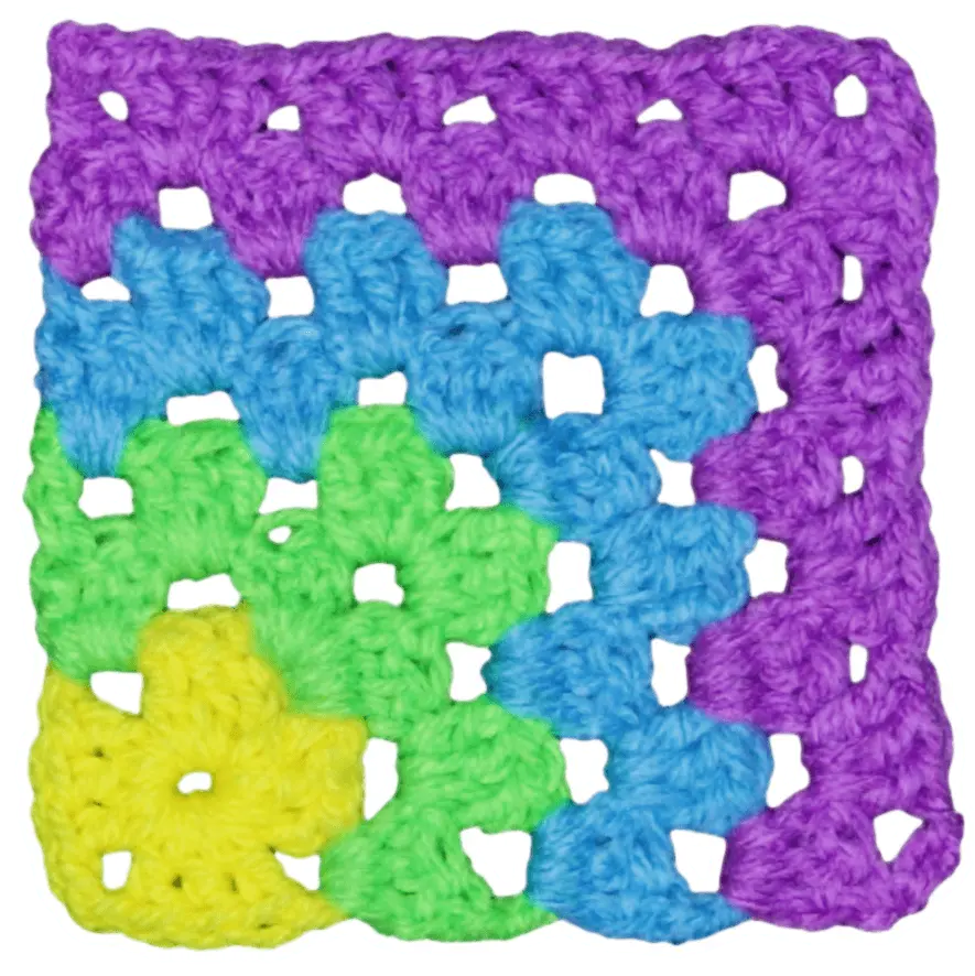 Easy Mitered Granny Square – Modern and Simple Crochet Pattern