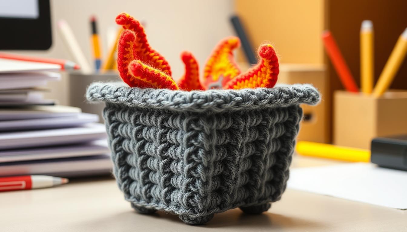 How to Crochet a Playful Dumpster Fire: A Whimsical Pattern for Crafters