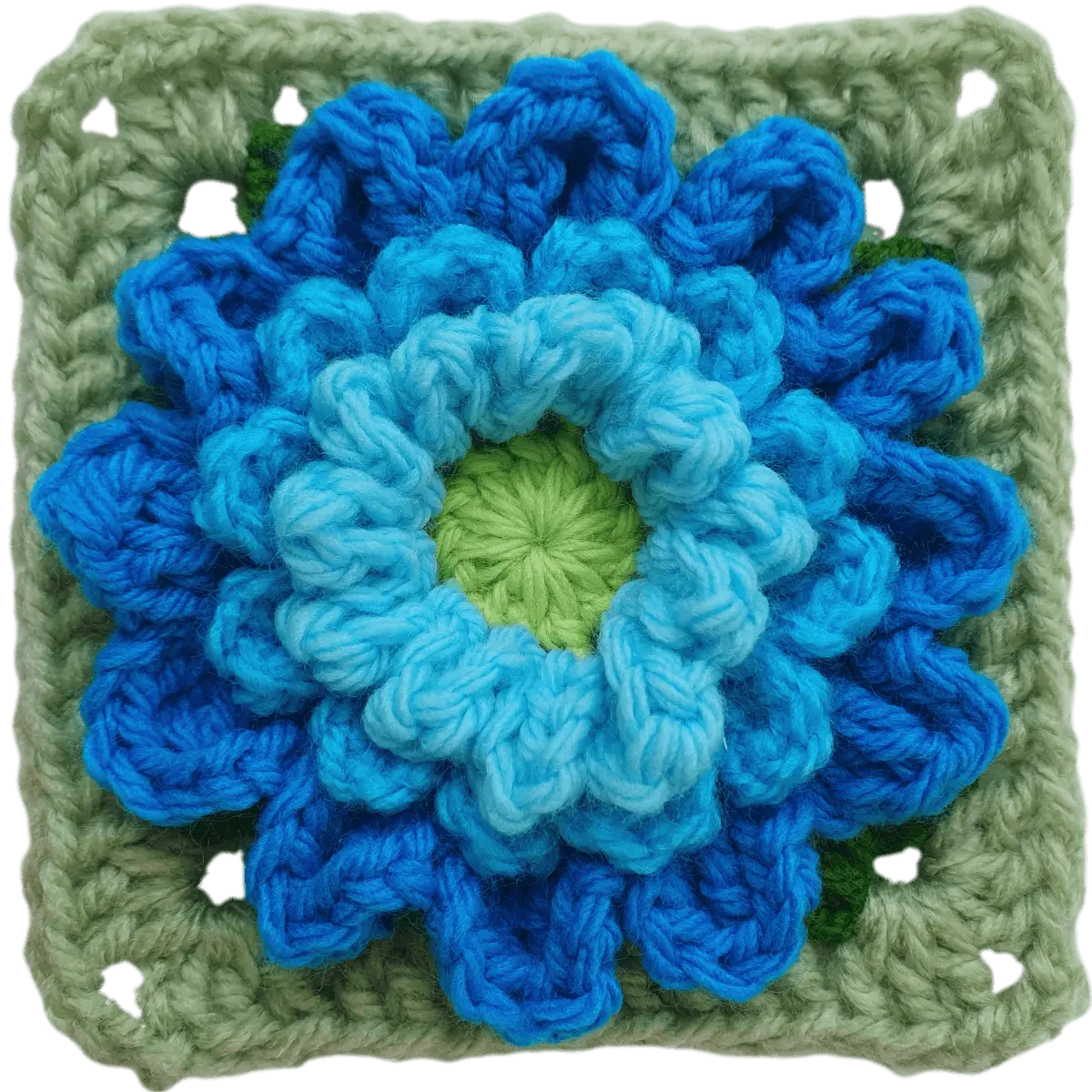 Easy Chrysanthemum 3D Flower Granny Square Tutorial – BloomScape CAL Block