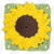 3D Crochet Sunflower Granny Square - BloomScape CAL 2023 - The Secret Yarnery