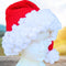 Easy Deluxe Crochet Santa Hat With Simple Acrylic Yarn
