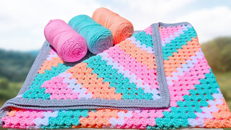 Flat & Fabulous Corner to Corner Granny Stitch Blanket! Secret Yarnery