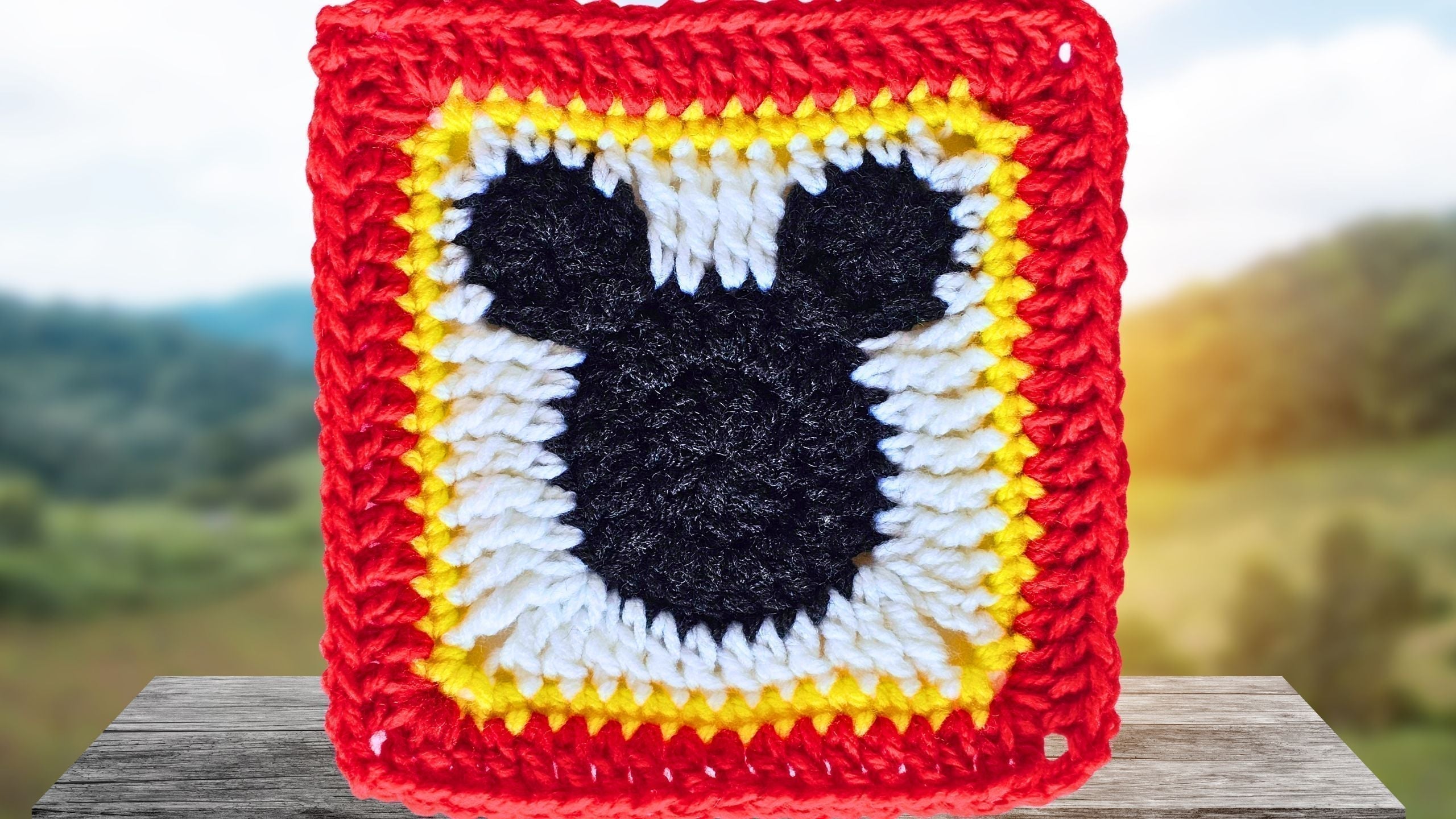 Easiest Mickey Mouse Granny Square: Step-by-Step Pattern!
