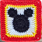 Easiest Mickey Mouse Granny Square: Step-by-Step Pattern!