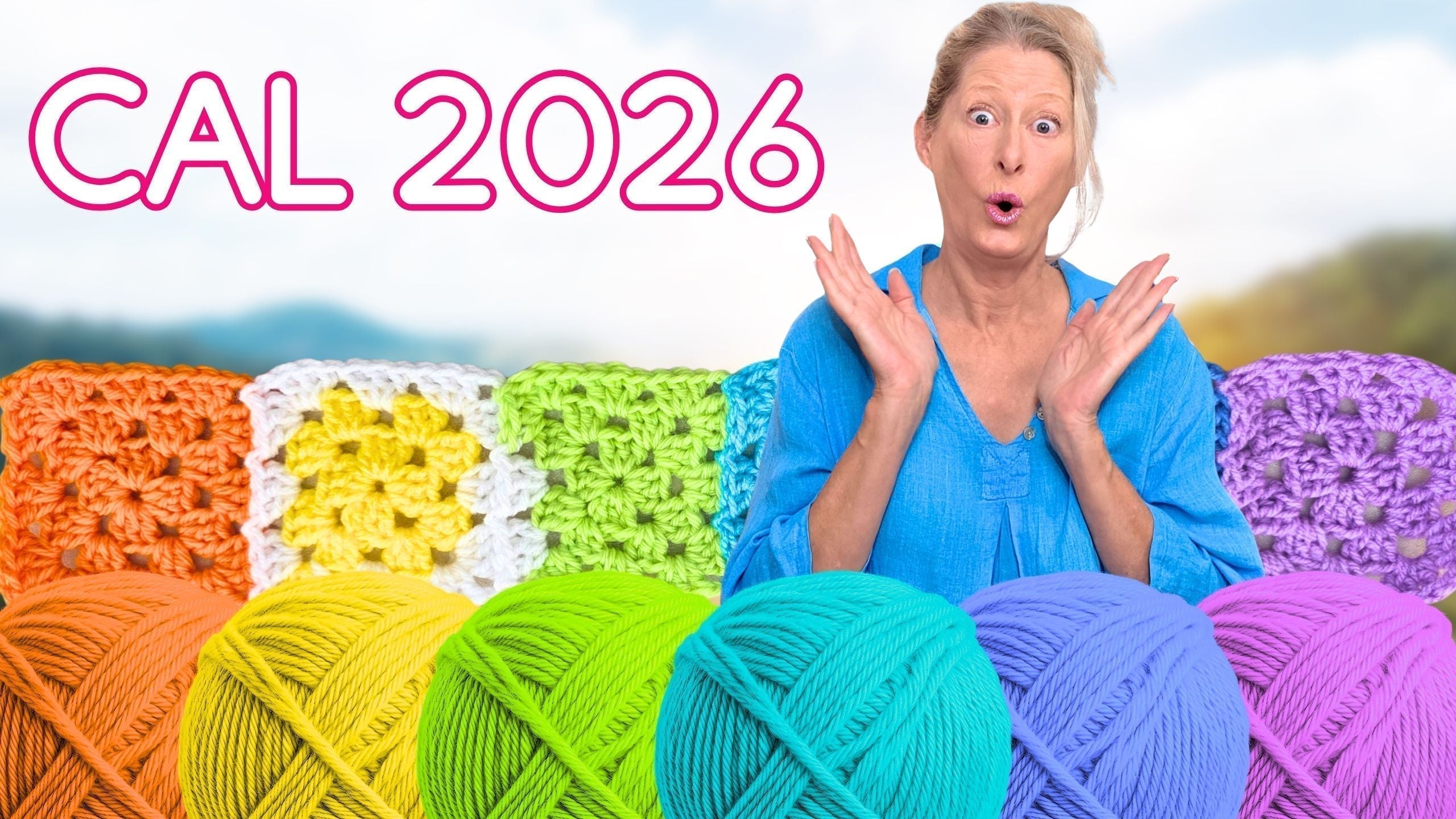 Year of the Granny CAL 2026: Stress-Free CAL for Scrap Yarn!