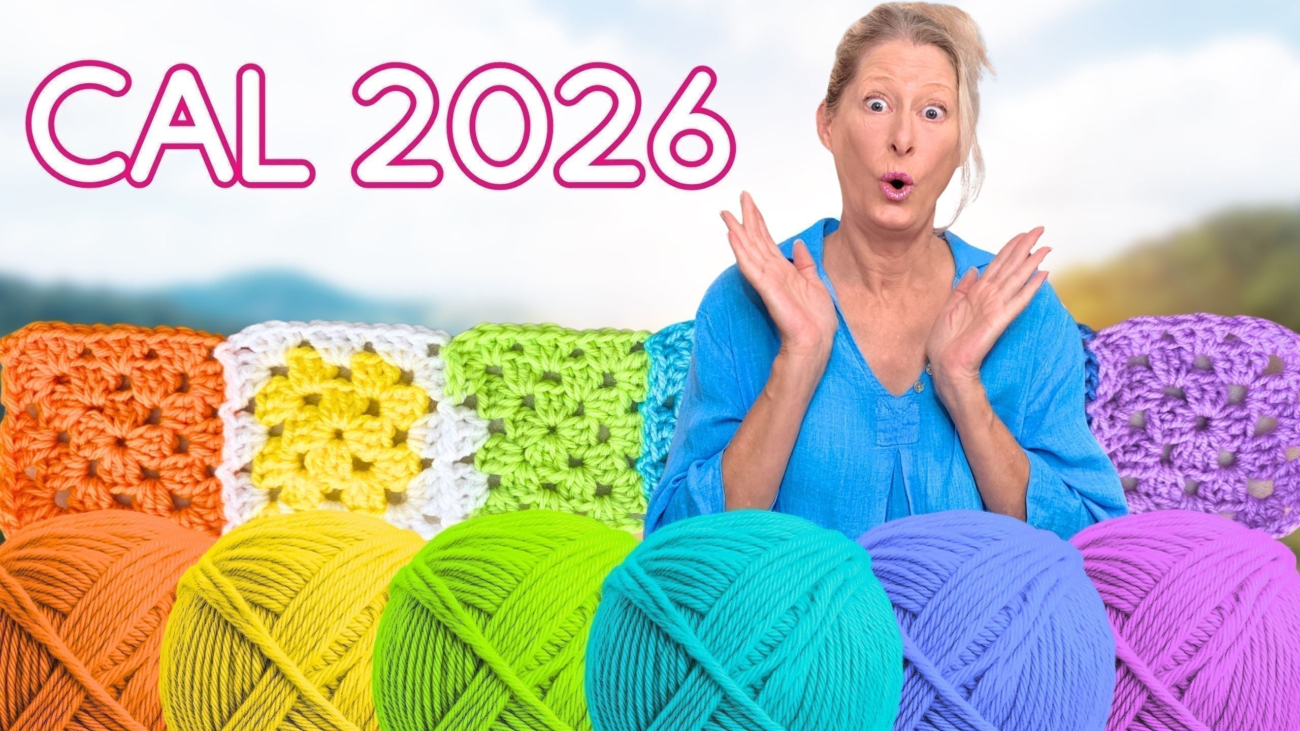 Year of the Granny CAL 2026: Stress-Free CAL for Scrap Yarn Squares
