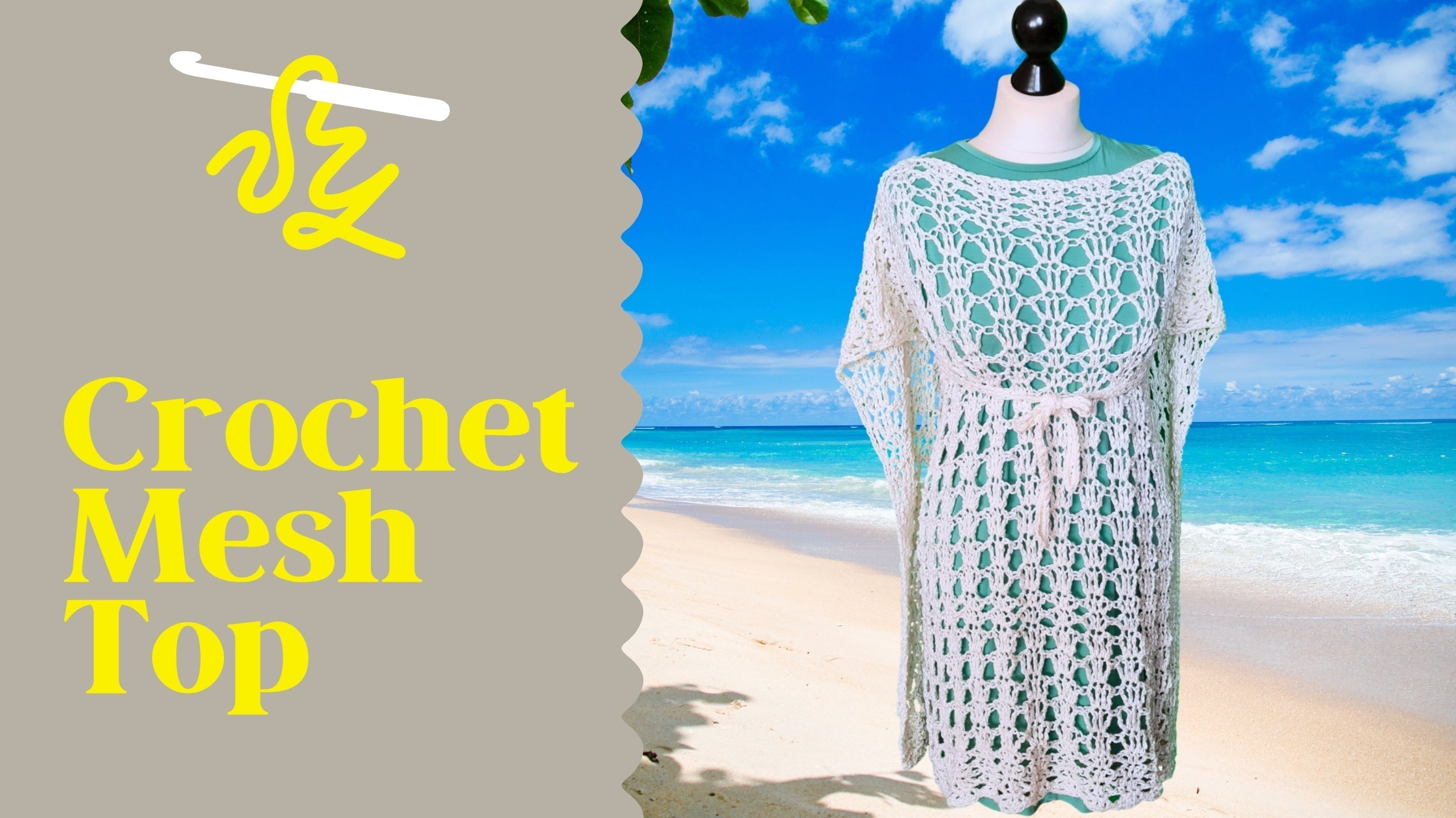 Beached Granny Crochet Mesh Top: A Beginner-Friendly Tutorial