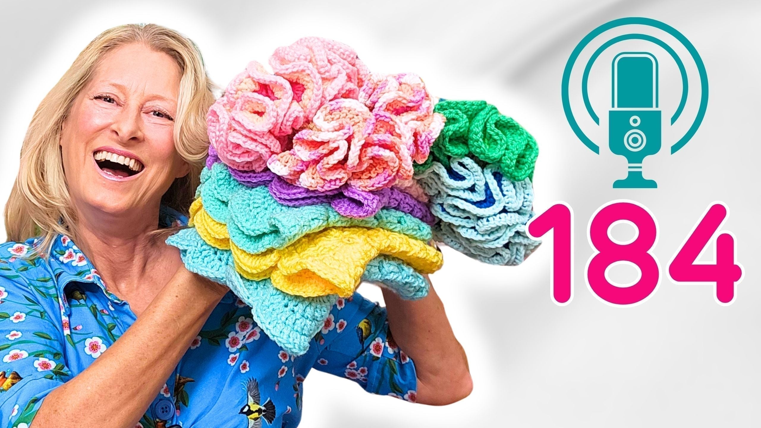 Flower Hats, Headbands & 160 Channels! Crochet Podcast 184