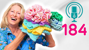 Flower Hats, Headbands & 160 Channels! Crochet Podcast 184 Secret Yarnery