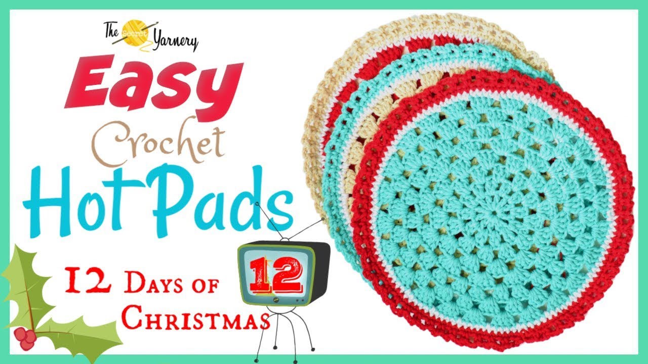 Easy Crochet Hot Pad Pattern : Stylish Home Decor!