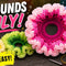 Easy Ruffle Crochet Hair Scrunchie Pattern with Scrap Yarn