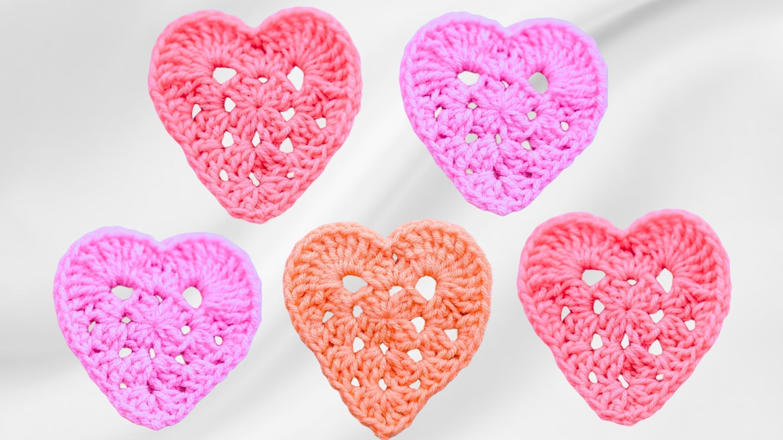 15-Minute Crochet Heart Granny Square Hack: Quick, Easy, and Fabulous!