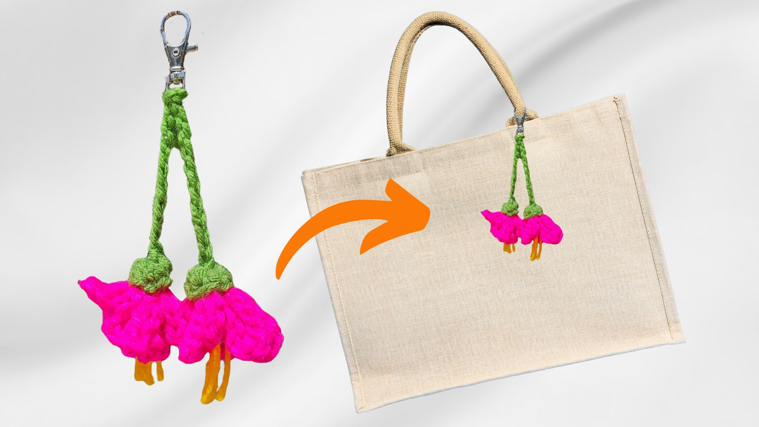 How to Crochet a Hawaiian Flower Bag Charm – Easy Accessories for 2025