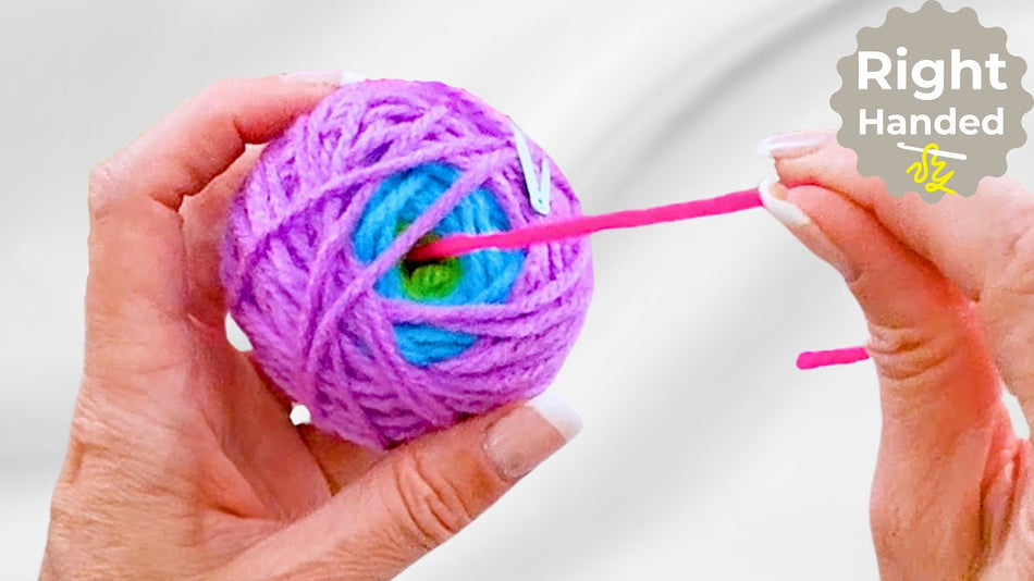 Shape Project Pulling Yarn Yarn Center Pull Ball: Easiest Way to Keep Your Projects Tangle-Free!