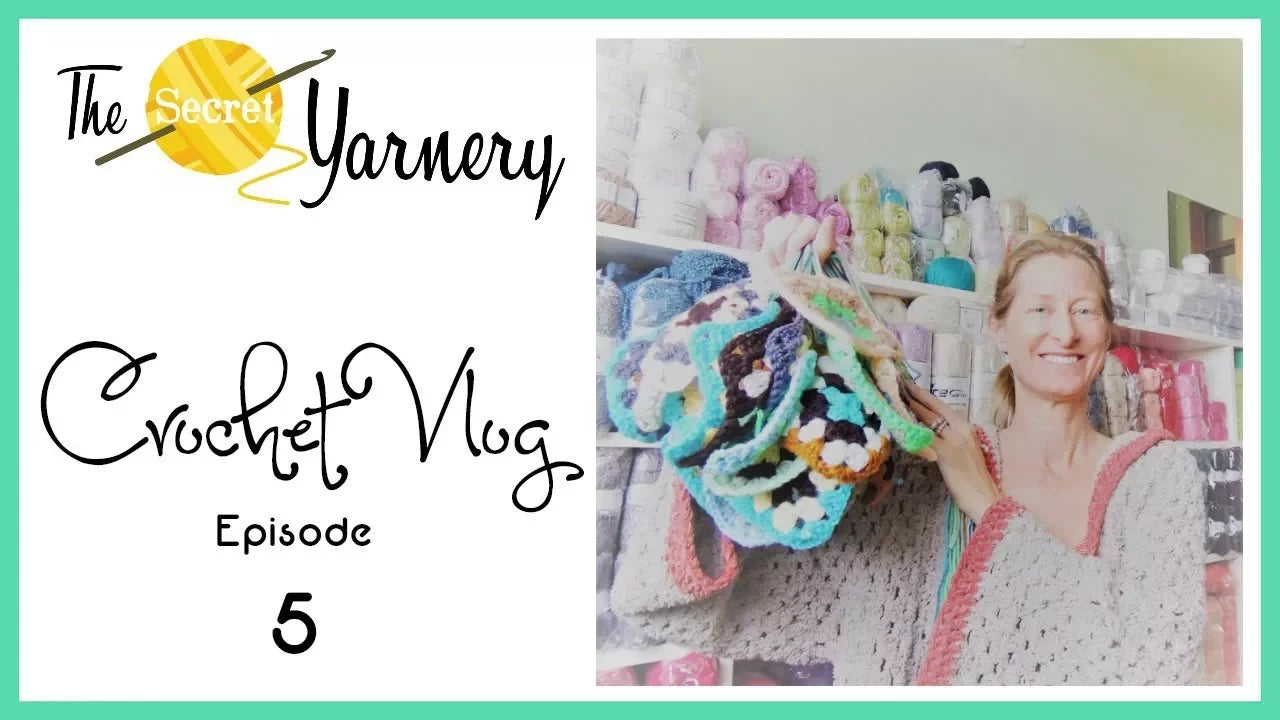 Crochet Podcast Ep 5: Granny Square Tips, Yarn Ideas, & More