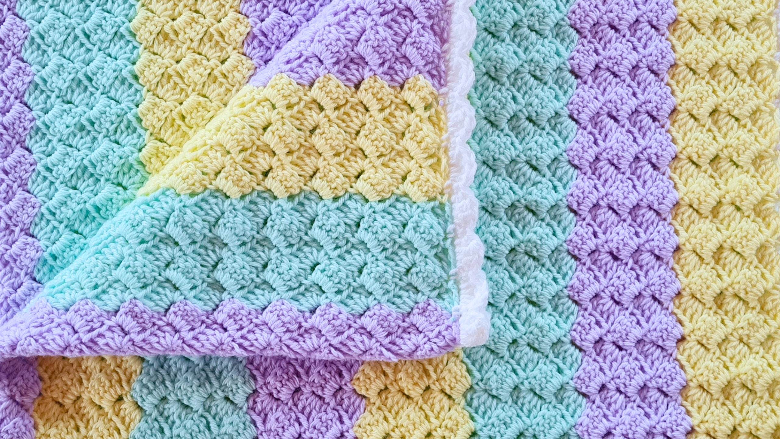 Easiest Crochet Baby Blanket Pattern You'll Love: The Sober Granny