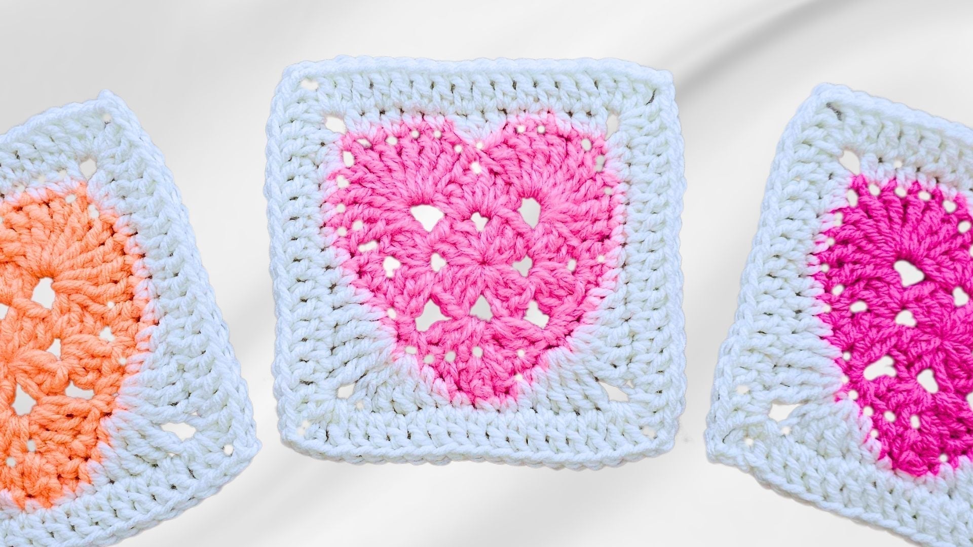 How to Crochet a Solid Granny Square Heart Step-by-Step Pattern 2025!