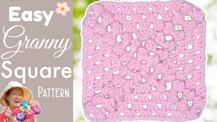Treasure-Map-Crochet-Granny-Square-Pattern-Easy-Popcorn-Stitch-Guide Secret Yarnery