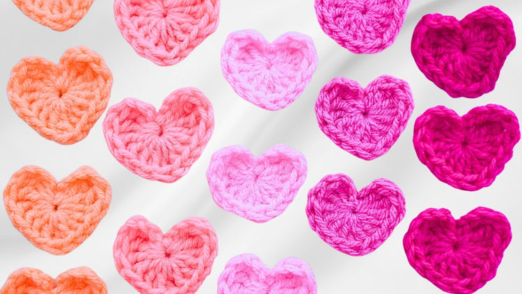 Easiest-Crochet-Heart-Tutorial-Quick-DIY-Valentine-s-Day-Gift Secret Yarnery