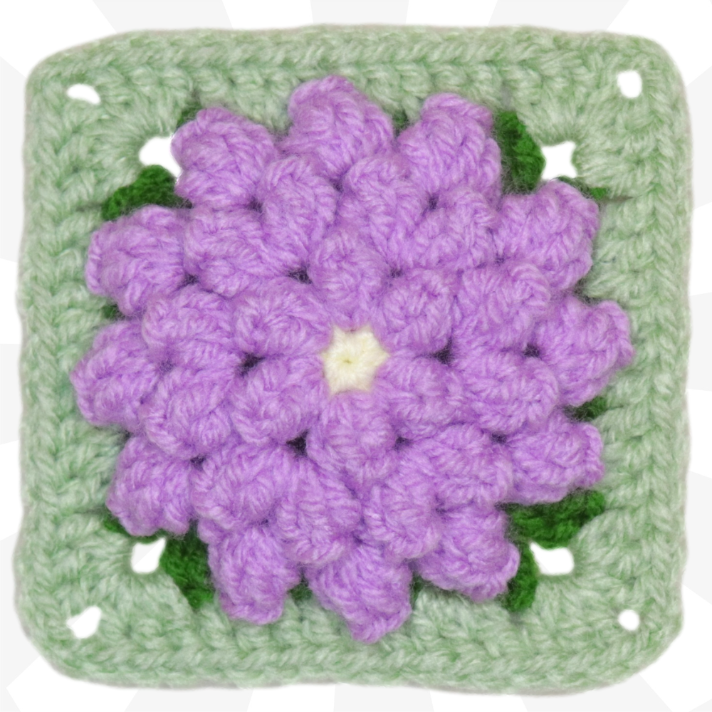 How to Crochet a Flower Granny Square - Easy Bloomscape CAL 2023!