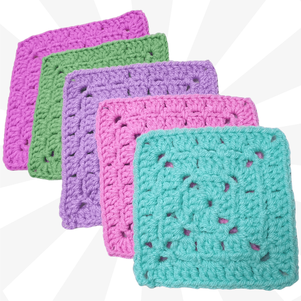 Amazing Crochet English Garden Granny Square