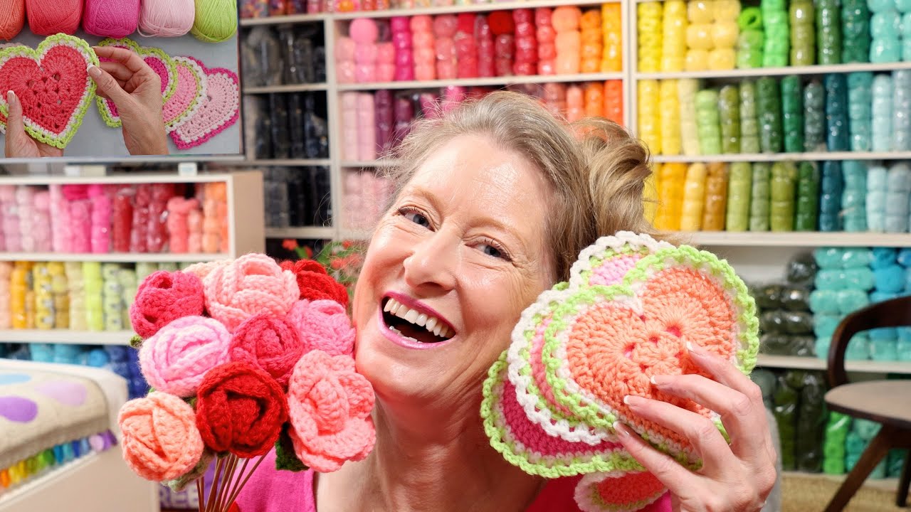 Crochet Podcast Episode 155 - A Heart Full of Roses!