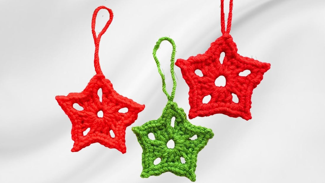 Christmas Crochet Star Ornaments: Quick DIY Gift & Decoration Ideas - Secret Yarnery