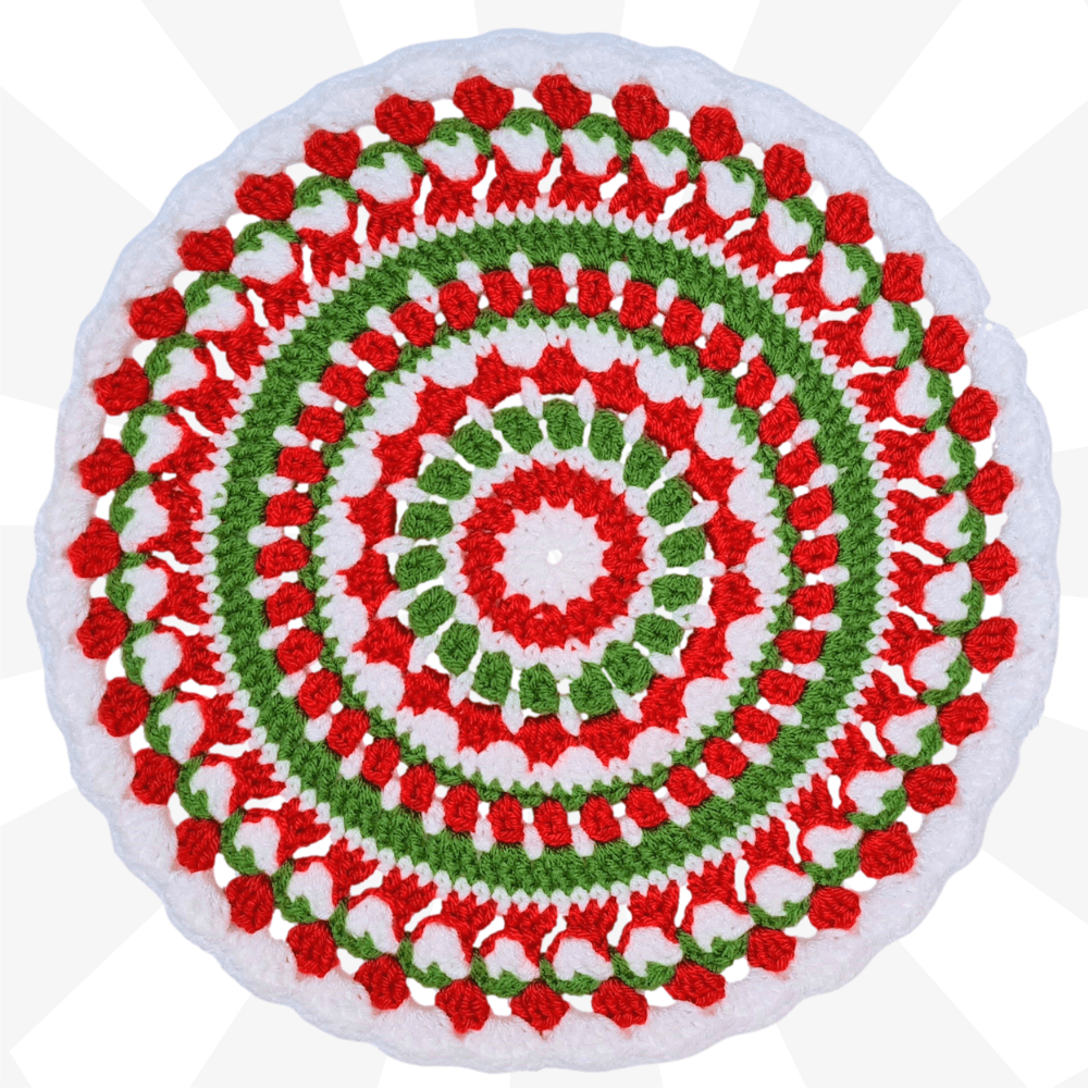 Crochet Christmas Placemat