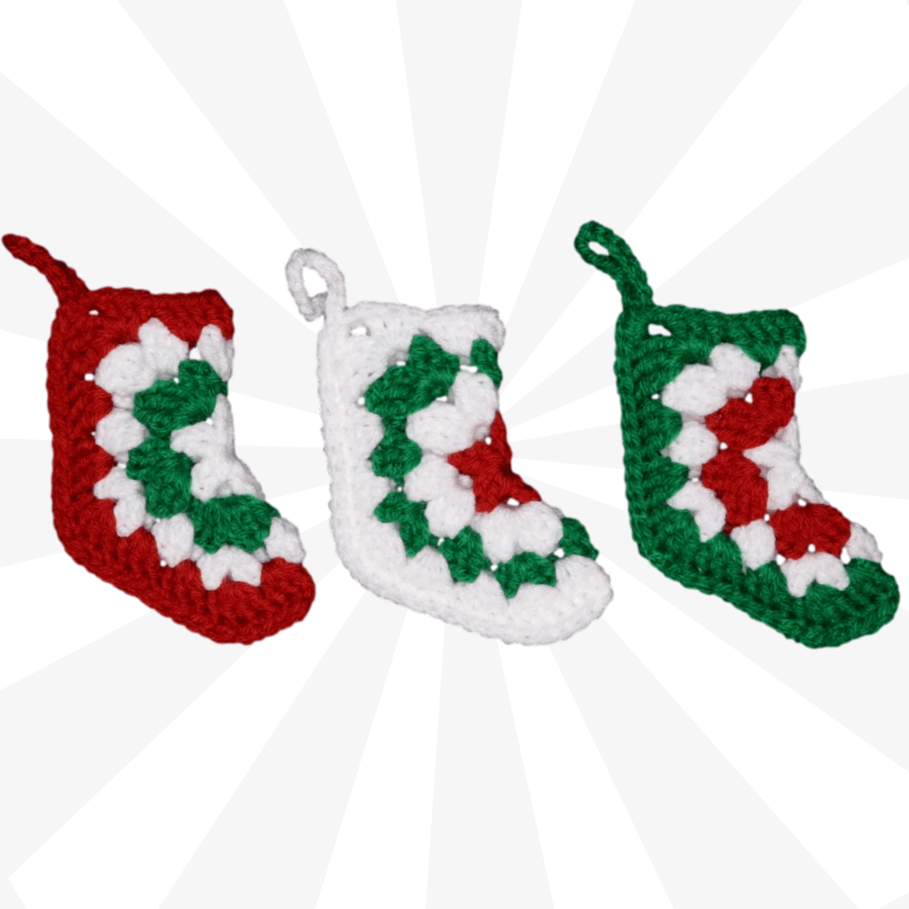Crochet Christmas Stocking Boot - Secret Yarnery