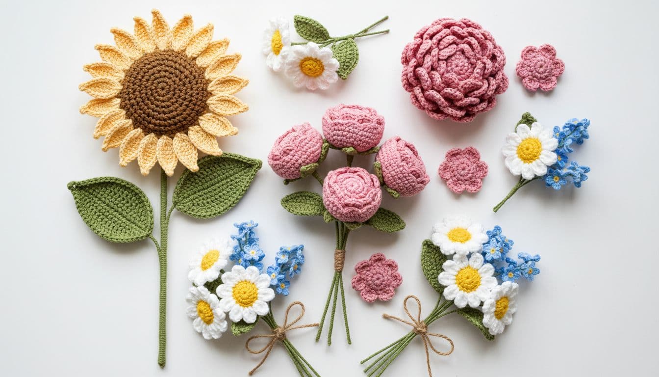 Crochet Flower Patterns 2026: Easy Bouquets & More