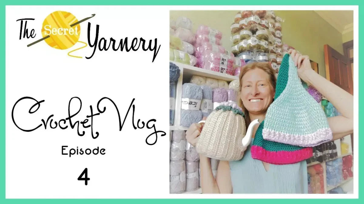 Crochet Podcast Episode 4: Discover Latest Yarn Hauls & Finished Projects