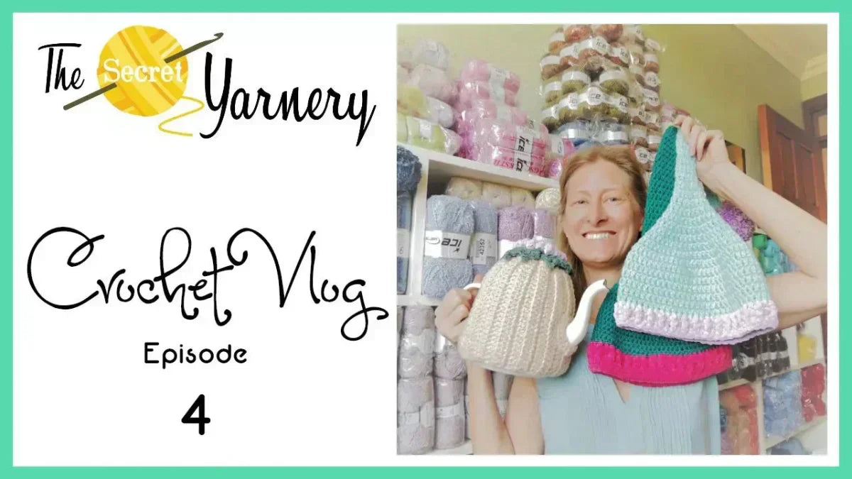 Crochet Podcast Ep 4: Discover Latest Yarn Hauls & Finished Projects