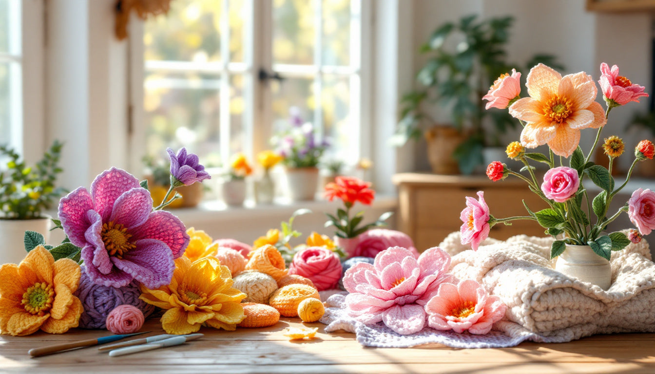 Amazing Hobby Lobby Flowers: Instant Crochet Flowers for Spring Vibes!