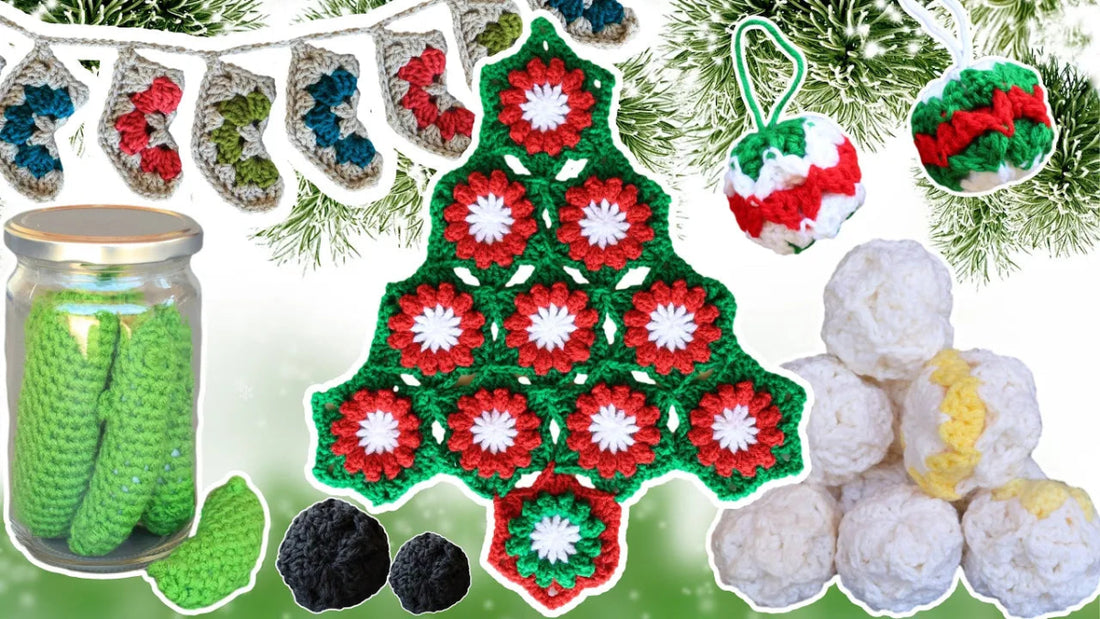 DIY Crochet Christmas Decorations Festive & Easy Ideas to Make at Home - Secret Yarnery