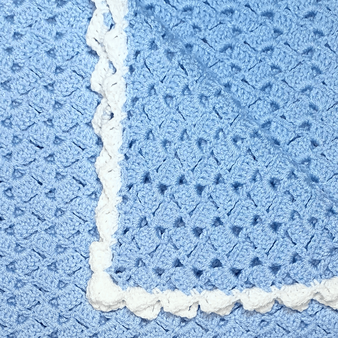 Easy Crochet Blanket! Drunken Granny Baby Blanket 2.0 with BORDER!