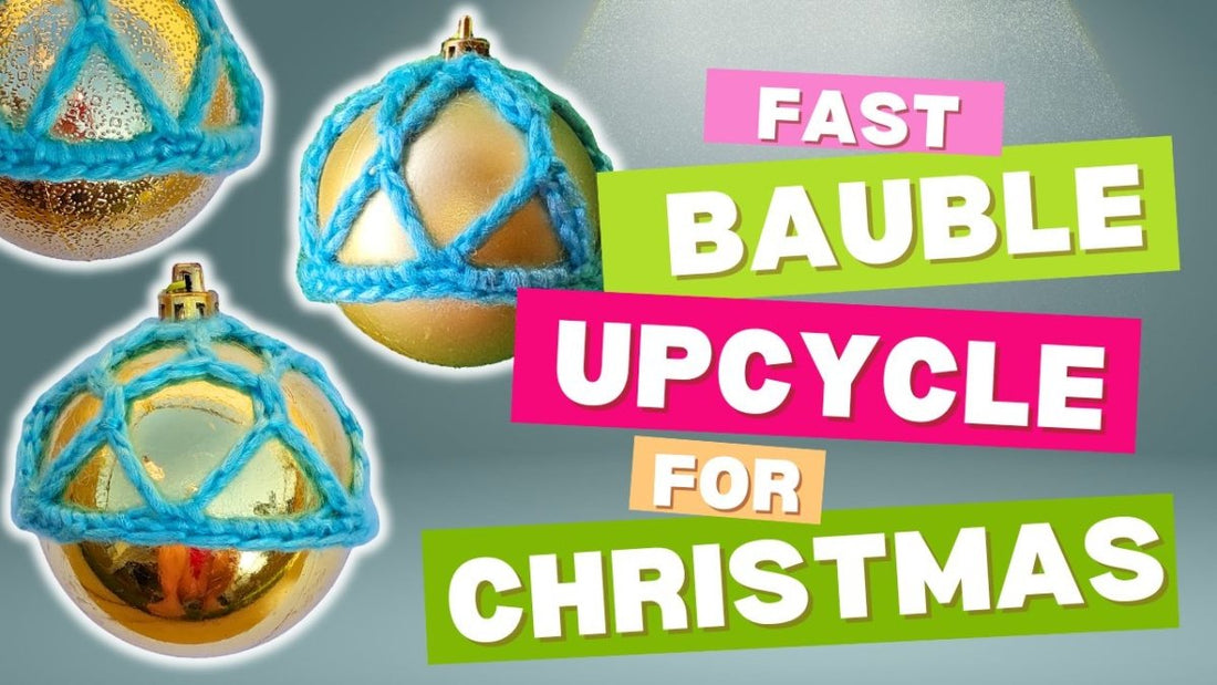 Easy Crochet Christmas Bauble Skirts: Upcycle Your Old Ornaments Fast! - Secret Yarnery