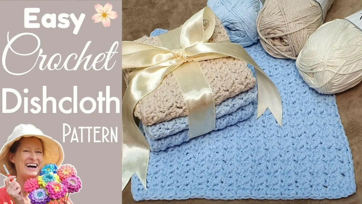 Easy Crochet Washcloth Pattern for Beginners - Perfect for Gifts!