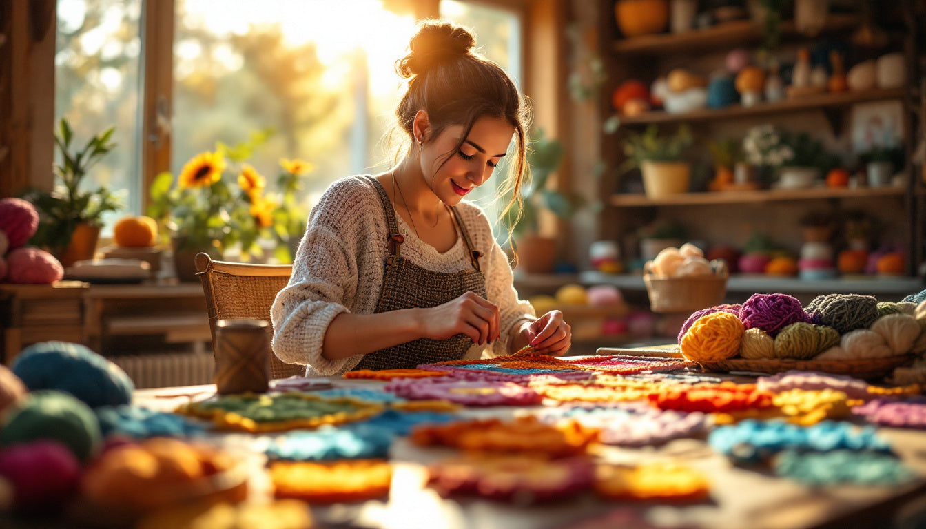 How to Join Daisy Granny Squares Using the Easy Join-As-You-Go Method