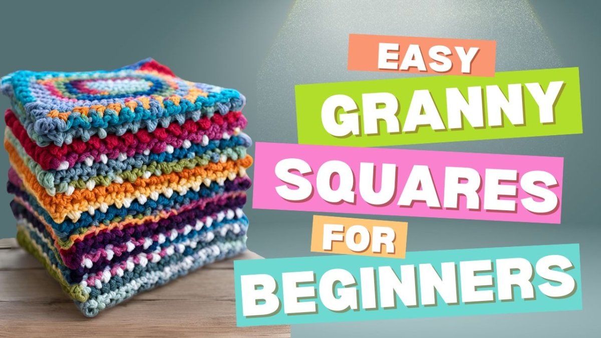 How to Crochet a Granny Square: Easy Step by Step Beginner Pattern