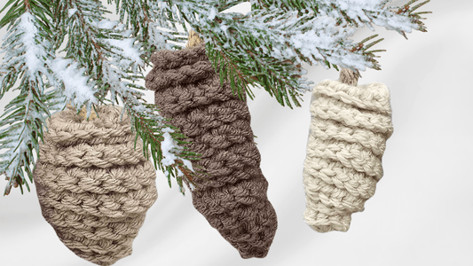 How to Crochet Pinecones in 3 Fun Shapes for Beginners – Easy Way - Secret Yarnery