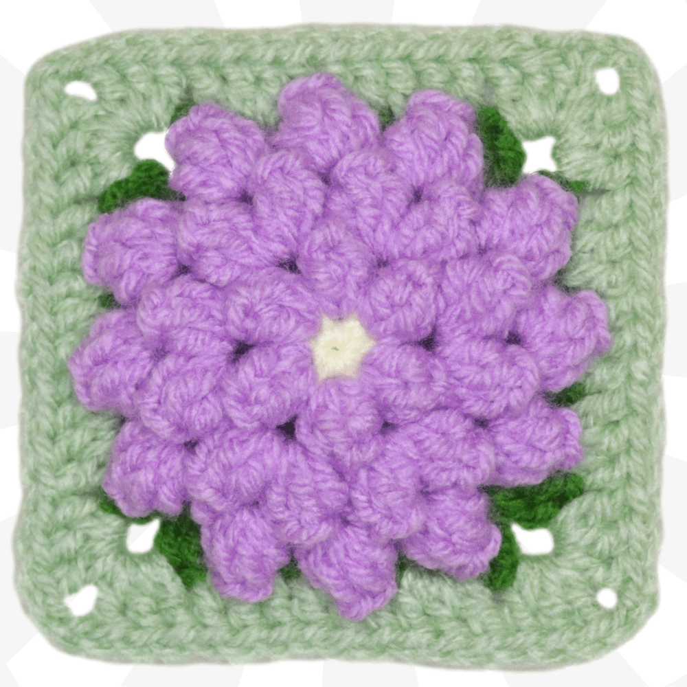 How to Make an EASY Crochet Flower Granny Square - BloomScape CAL 2023 - The Secret Yarnery