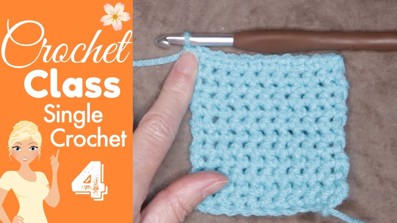 Crochet Class 4: Learn How to Crochet: Easy Single Coaster Tutorial for Beginners!