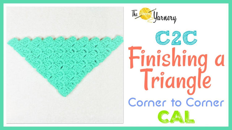Easy Crochet C2C Triangle