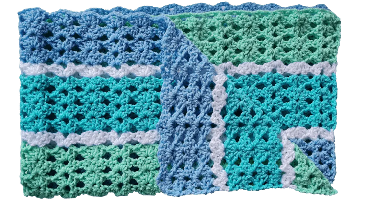 Dirty Granny Easy Crochet Baby Blanket